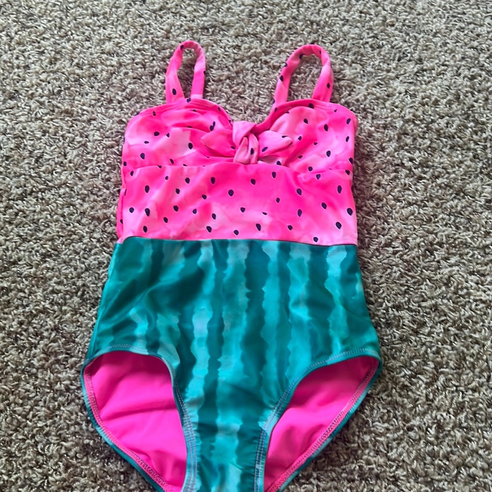 Cute girls watermelon swim suit